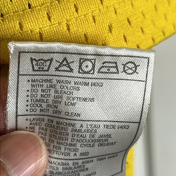 Vintage Nike NBA Atlanta Hawks Yellow #3 Shareef Rahim Jersey Adult XXL - Picture 7 of 10